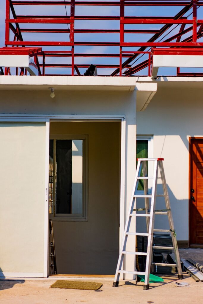 Woning tijdens renovatie — sfeerbeeld bij woningverbetering